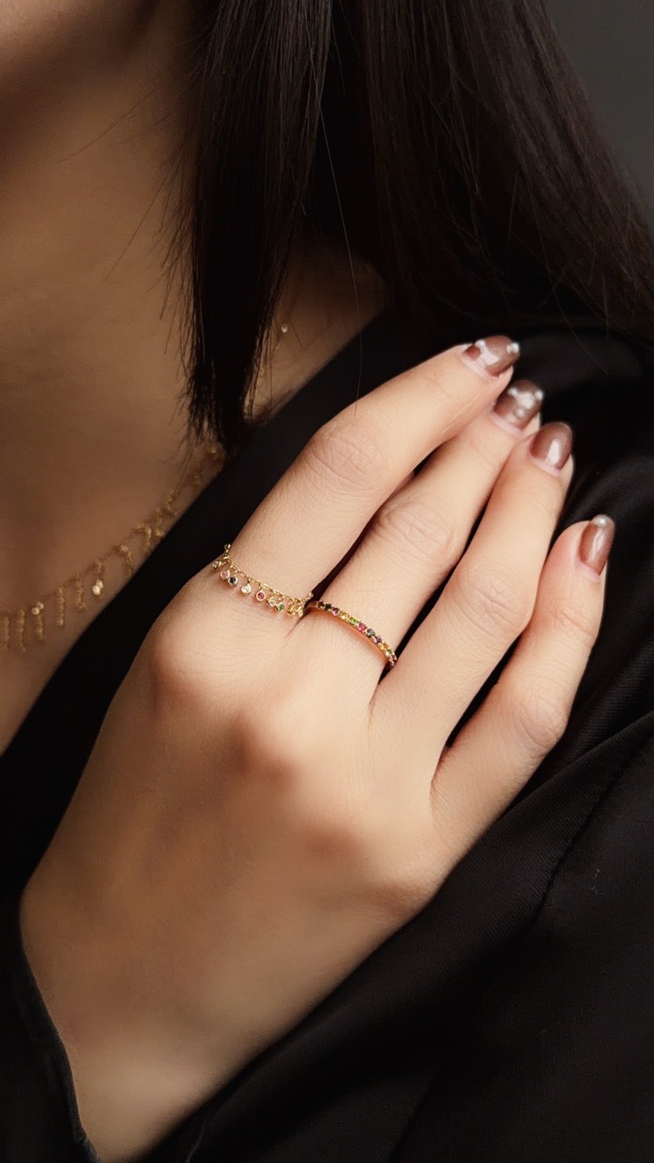 弦奏｜彩繽拼接戒指