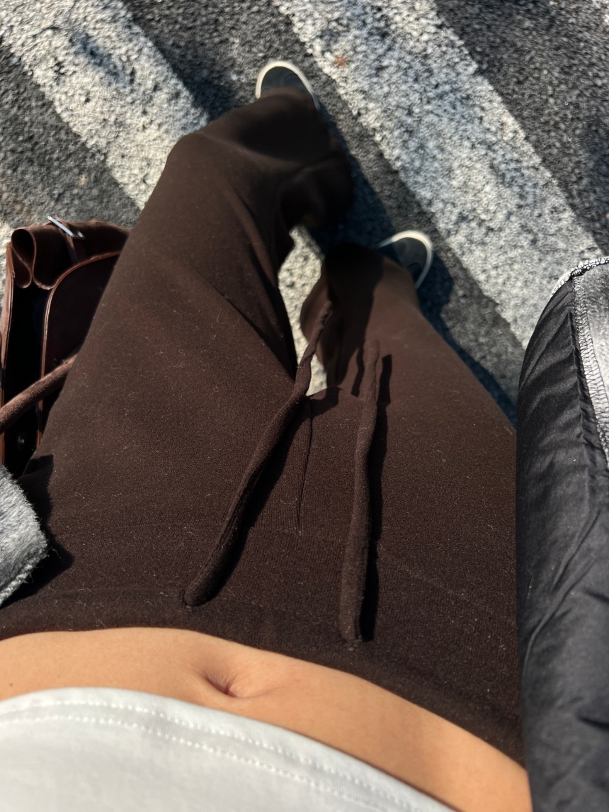 厚雙面磨毛喇叭休閒褲*3色