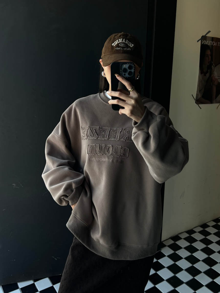 圓領大學字母衛衣*4色