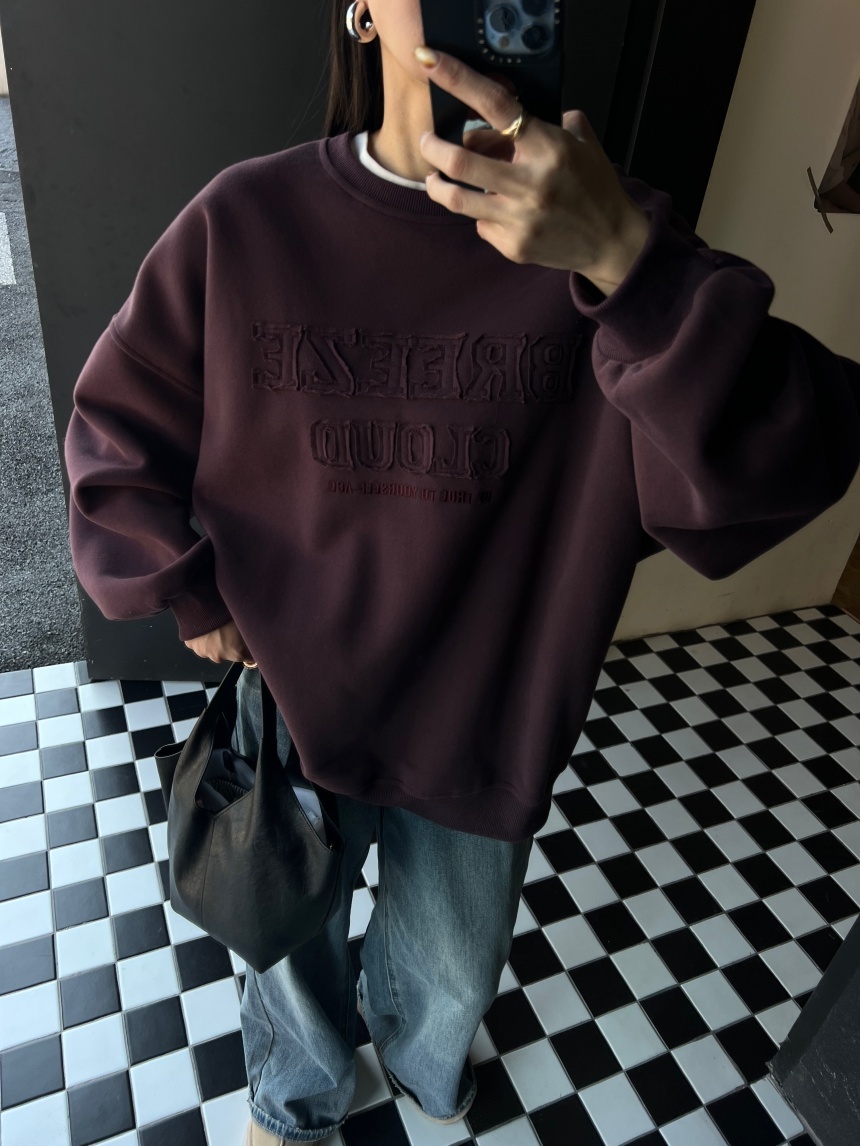 圓領大學字母衛衣*4色