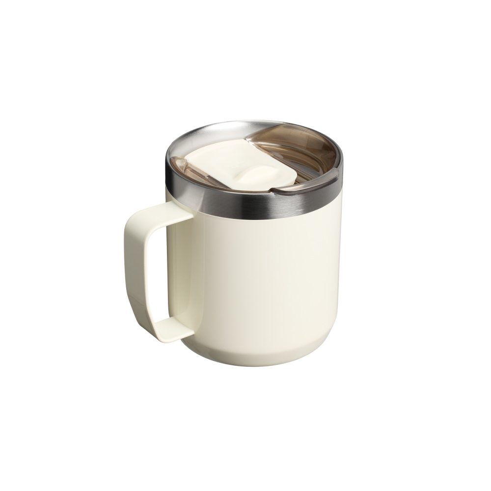 STANLEY EVERYDAY 系列 滑蓋不鏽鋼咖啡馬克杯 0.35L / 光澤奶油白