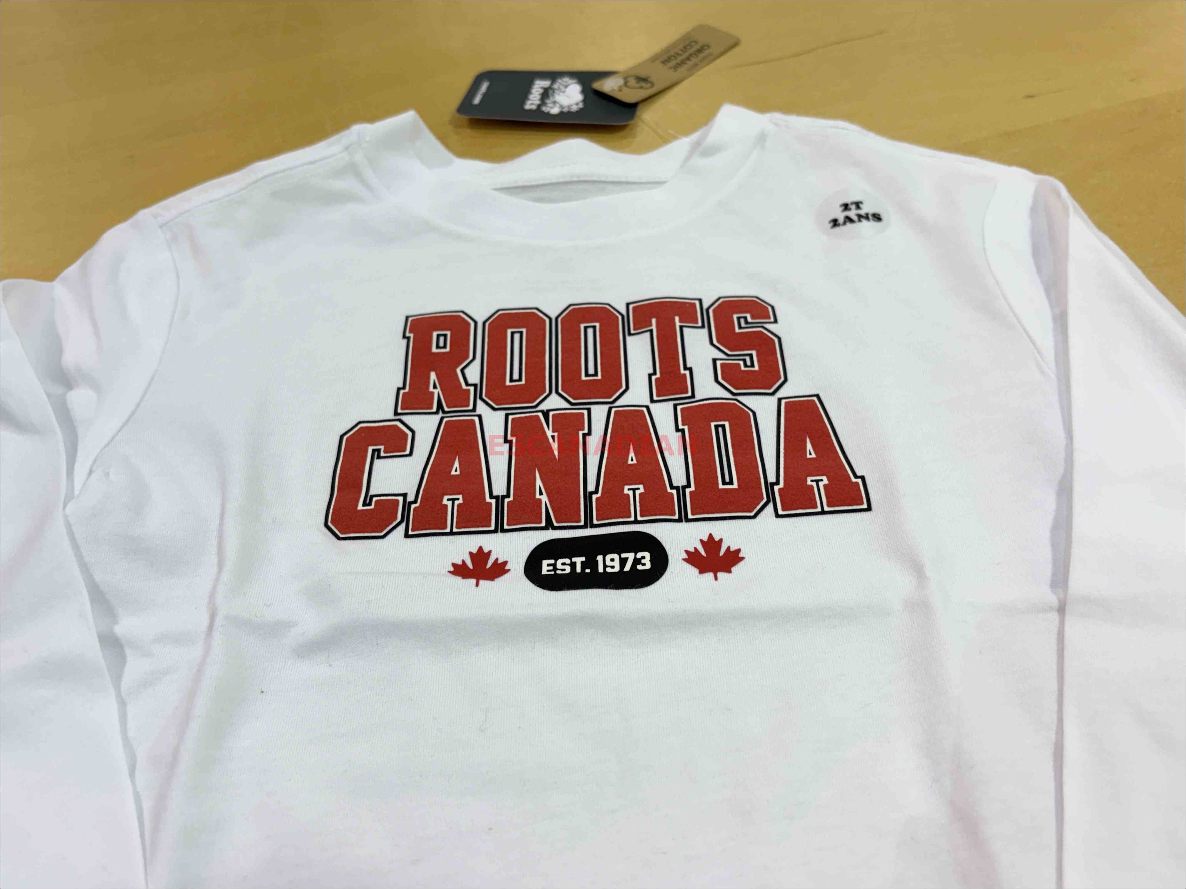 ROOTS 小童/Baby 加拿大款 字樣 長TEE