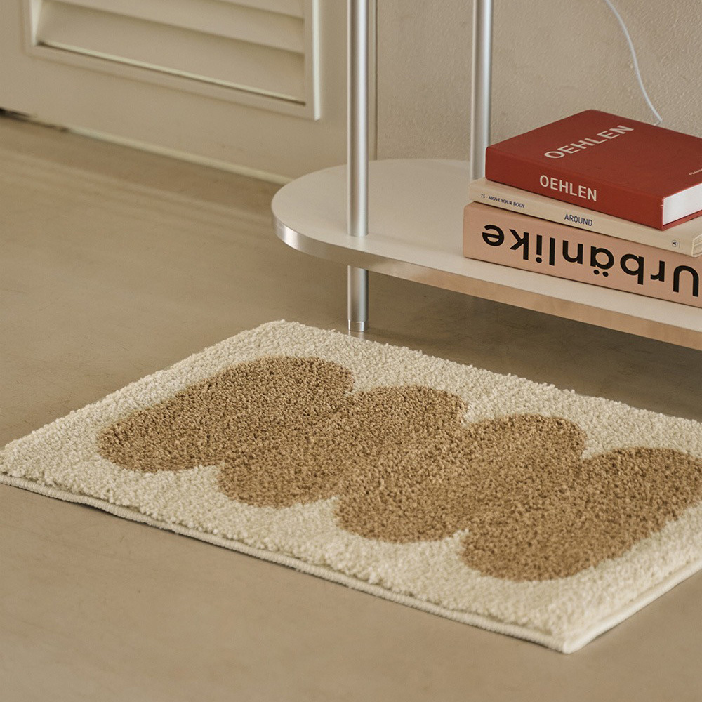 【BOWELL】柔軟長毛提花浴室地墊 (10款)