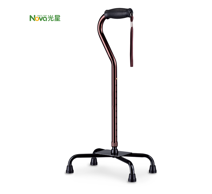 光星 NOVA 醫療用手杖(未滅菌) 5610大底座 四點手杖 四腳拐杖