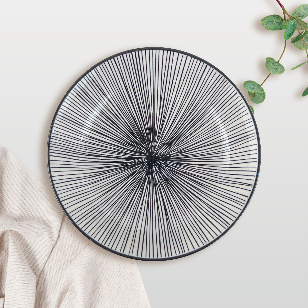 8吋機印飯盤-8色