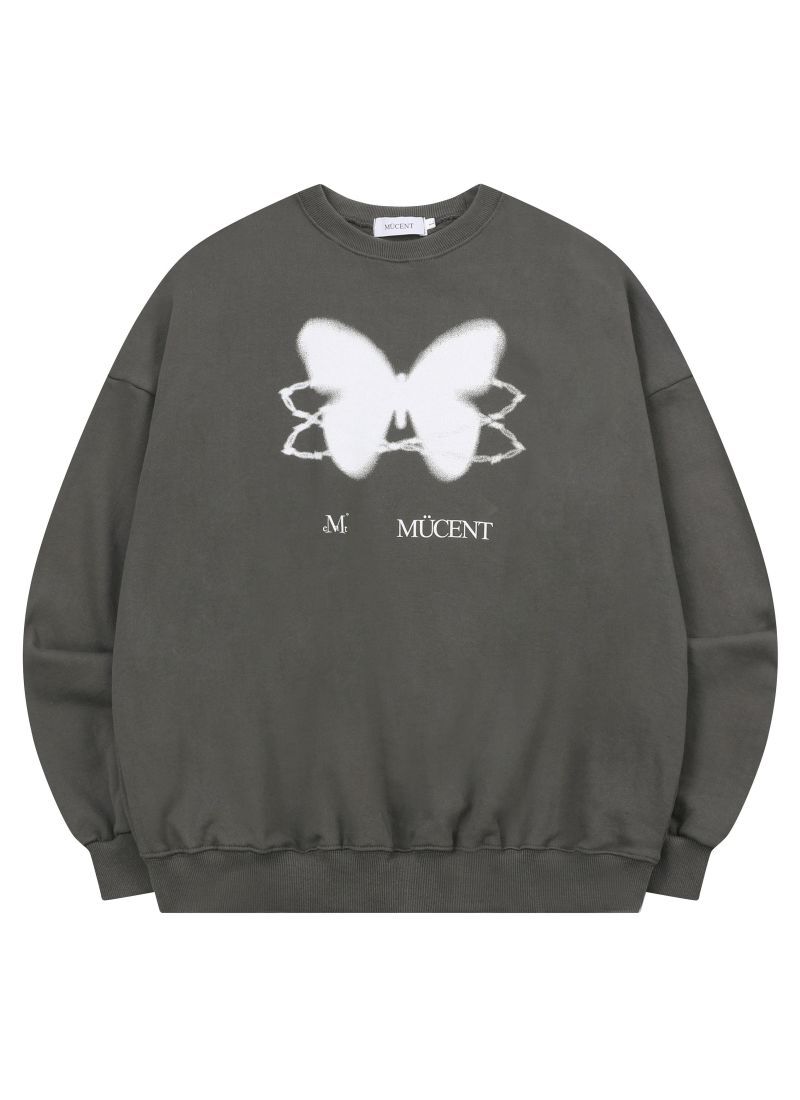 【直播】MUCENT LL010710 CHAIN BUTTERFLY SIGNATURE UNISEX 長袖上衣