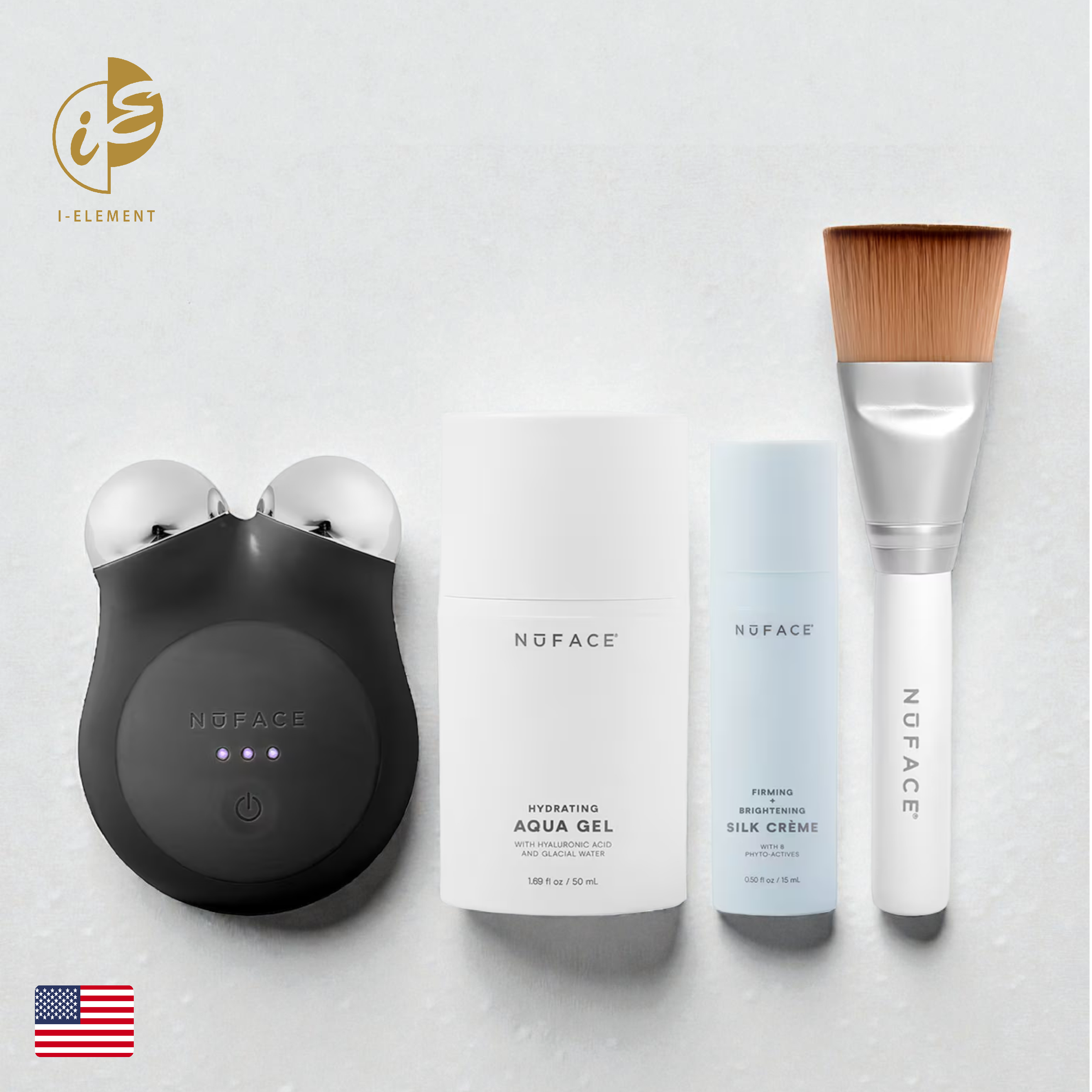 NuFACE Mini 美容儀套裝 [黑色/粉紅色 ]