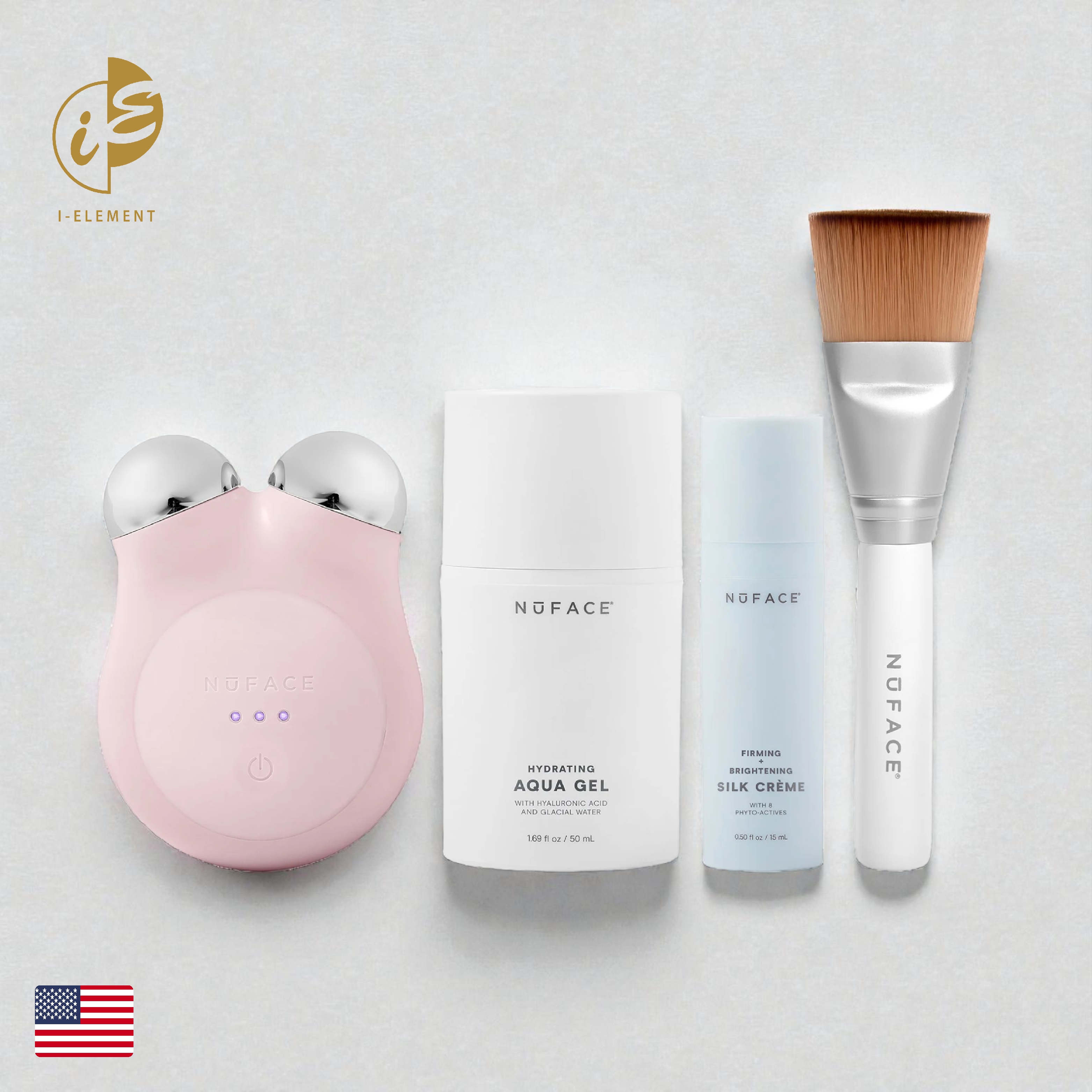 NuFACE Mini 美容儀套裝 [黑色/粉紅色 ]