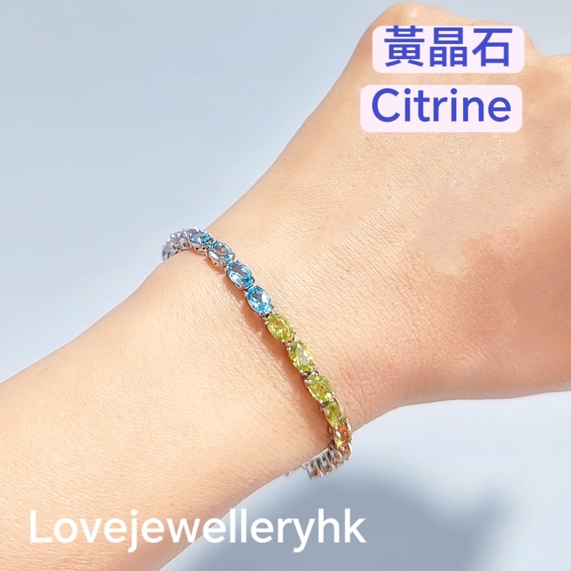 天然水晶多寶手鍊        GB022