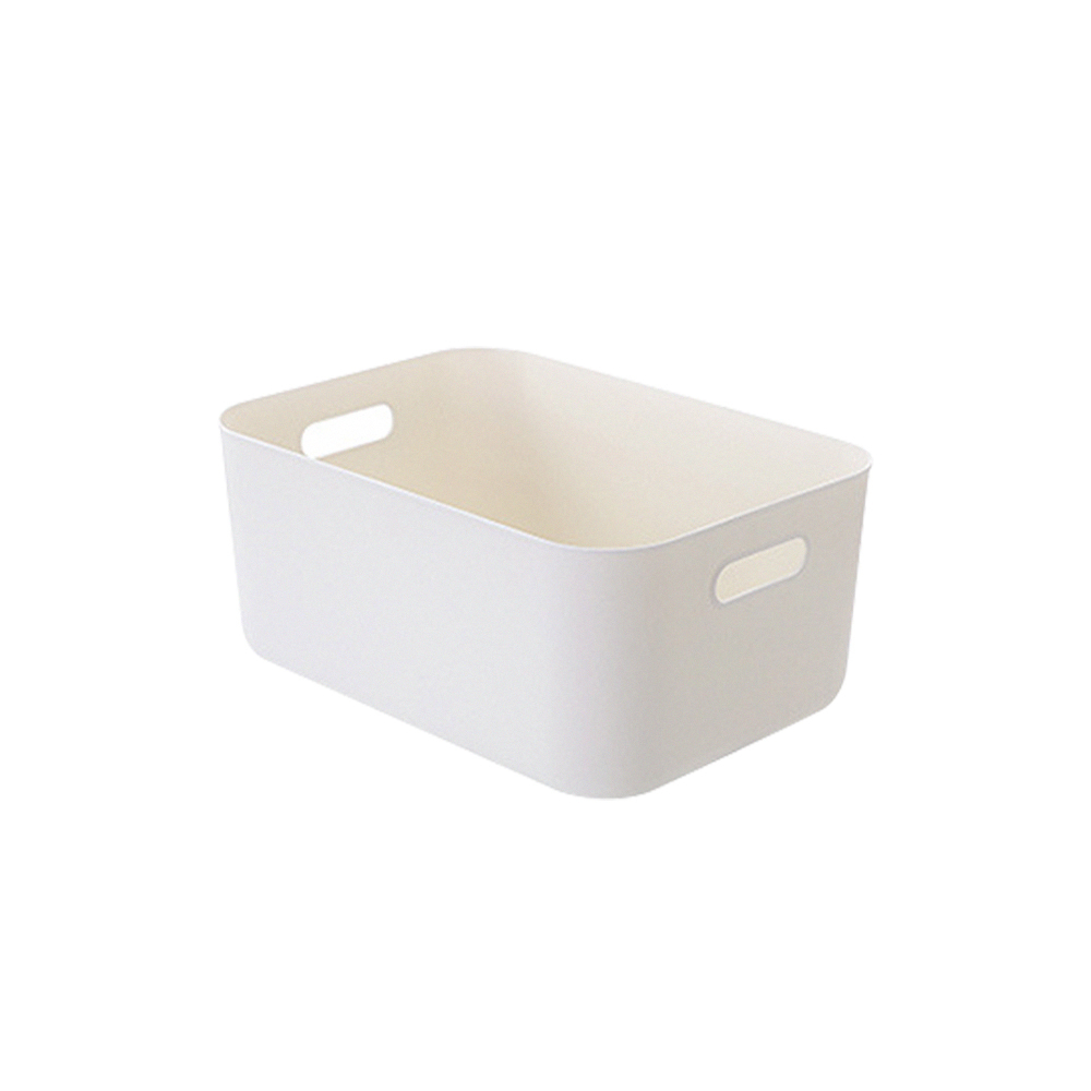 簡約白色收納盒 【SN0110】
