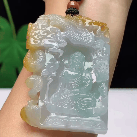 1226331 翡翠飄黃阿彌陀佛