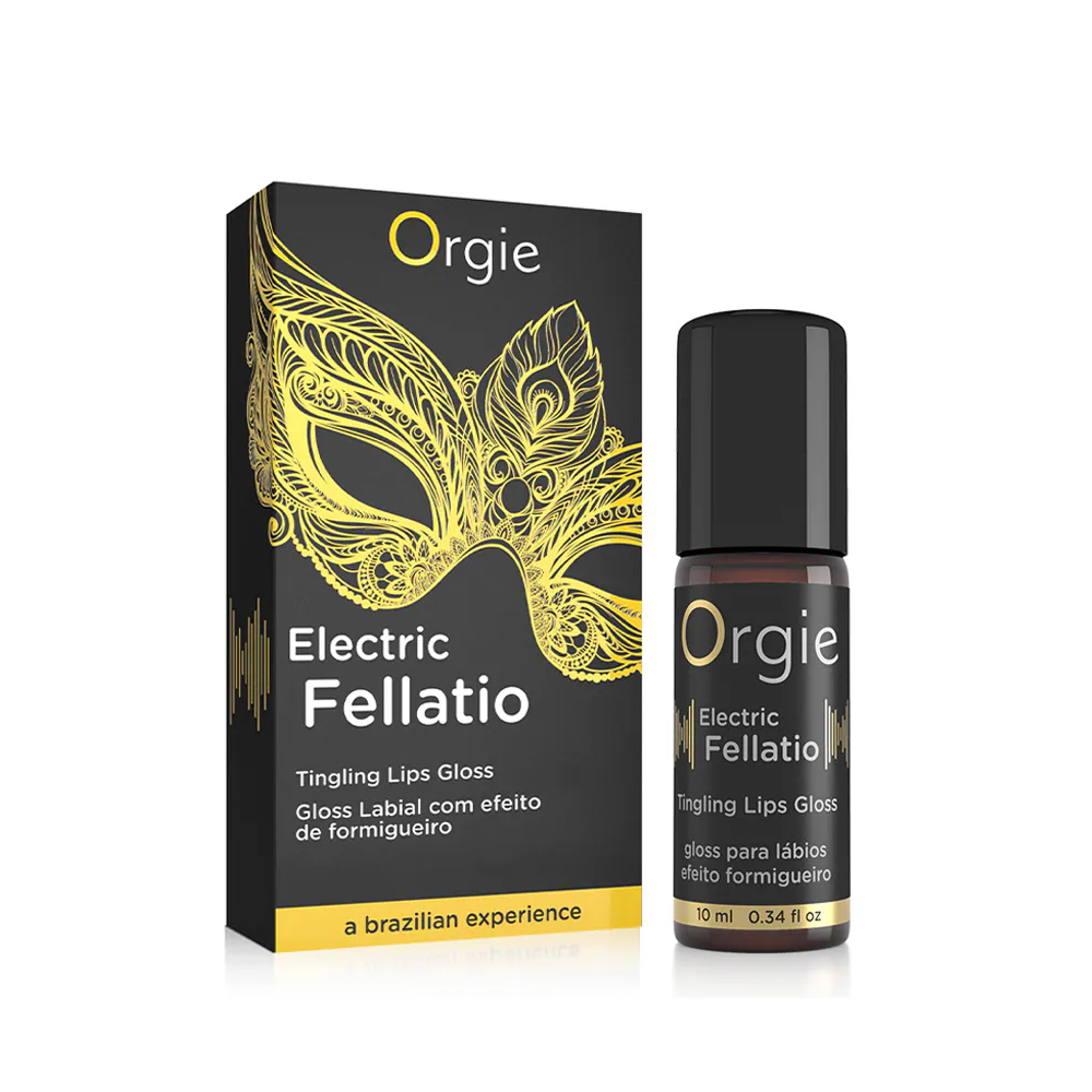 葡萄牙Orgie．Electric Fellatio Lips Gloss 跳動式口交液 10ml【電震款】