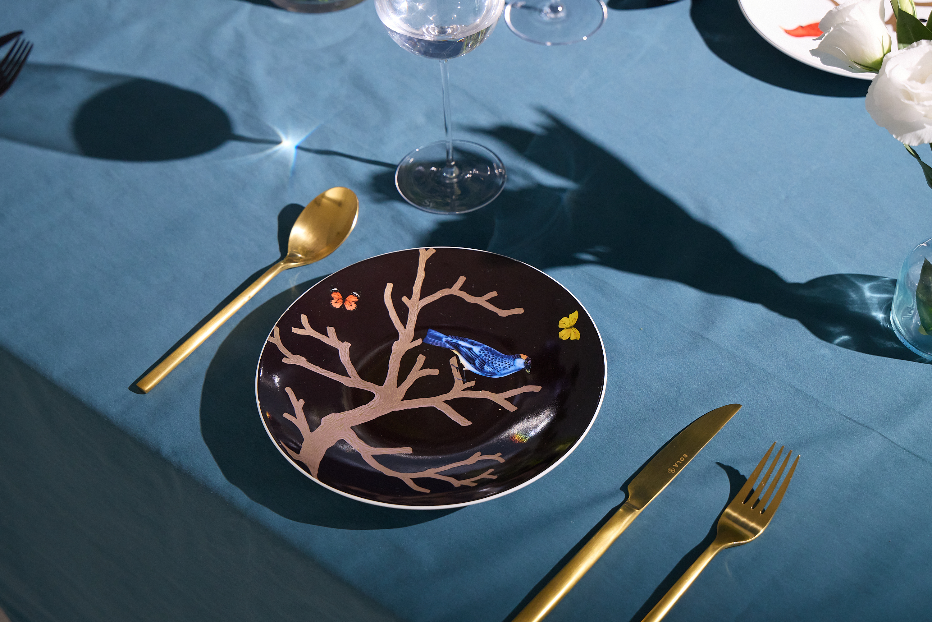 BERNARDAUD｜ Aux Oiseaux系列 - 餐盤 21.5cm