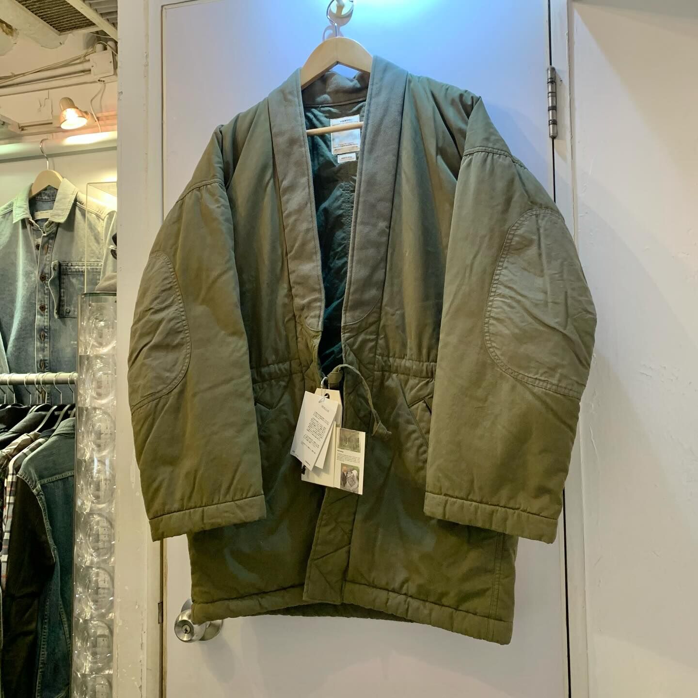 ON SALE: VISVIM DOTERA MIL COAT (C/NY) *NATURAL DYE - OLIVE SIZE 4 IN STOCK NOW (現貨發售中)