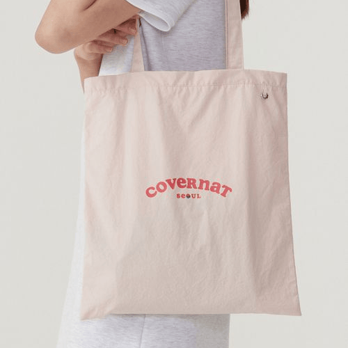 Covernat｜(W) Clover Heart Cooper Logo Seoul Eco Bag [4 colors]