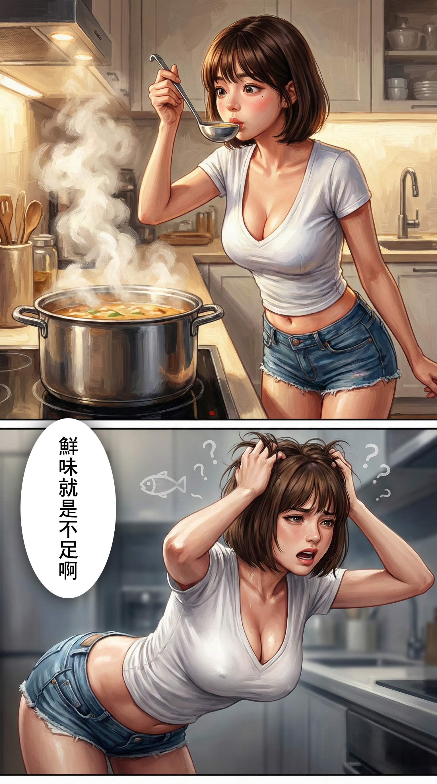 除了這道經典的「羊方藏魚」，美食史上還有另外兩道魚羊合壁的傑作，分別是徽菜裡的「魚咬羊」和京菜裡的「潘魚」。你看這名字多有意思，「羊方藏魚」是羊藏魚，「魚咬羊」則是反過來，把羊肉塞進魚肚子裡，雖然形式相反，但核心邏輯都是為了那個極致的「鮮」字。