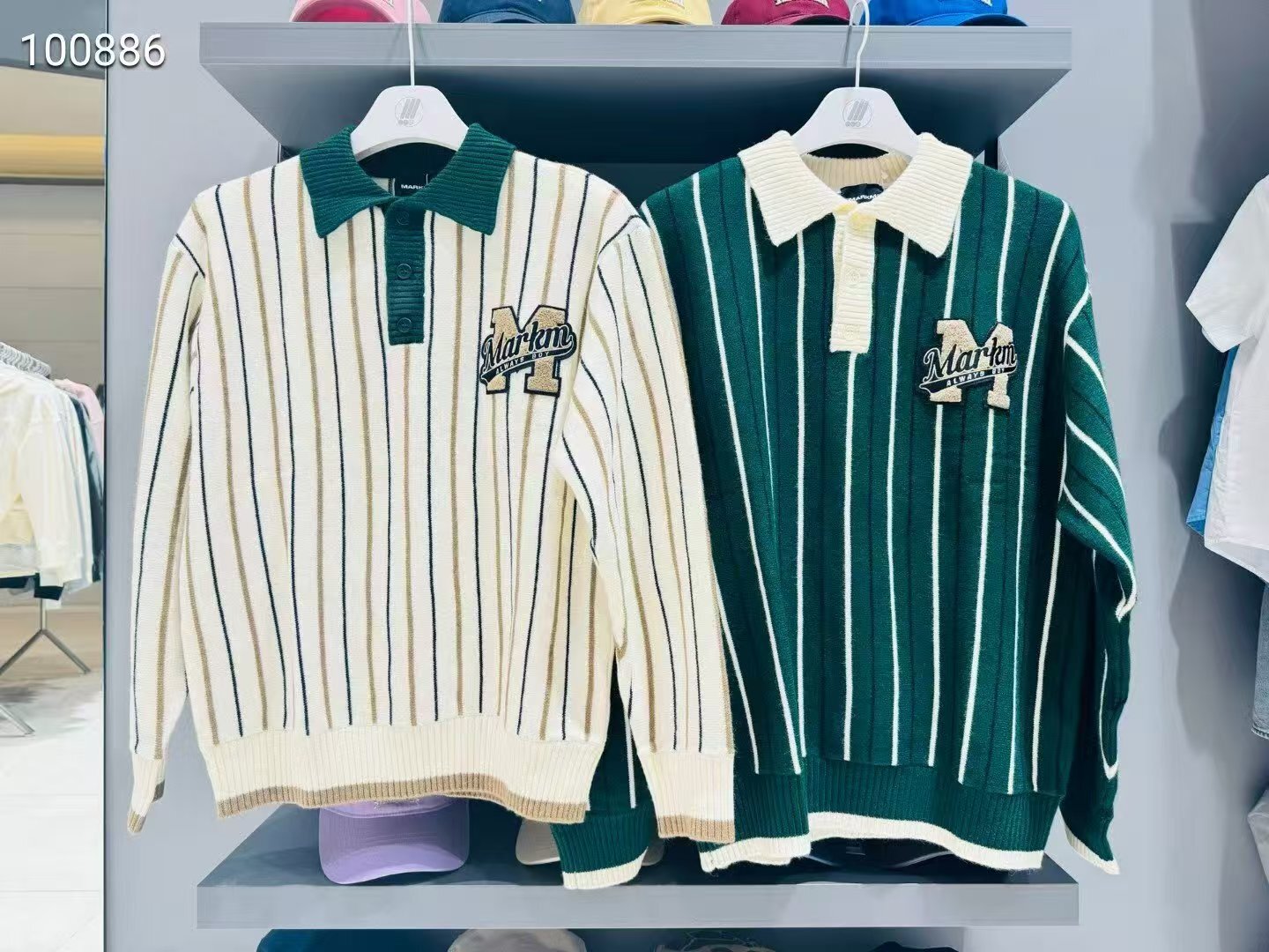 韓國代購 MARKM 韓版撞色冷杉100886