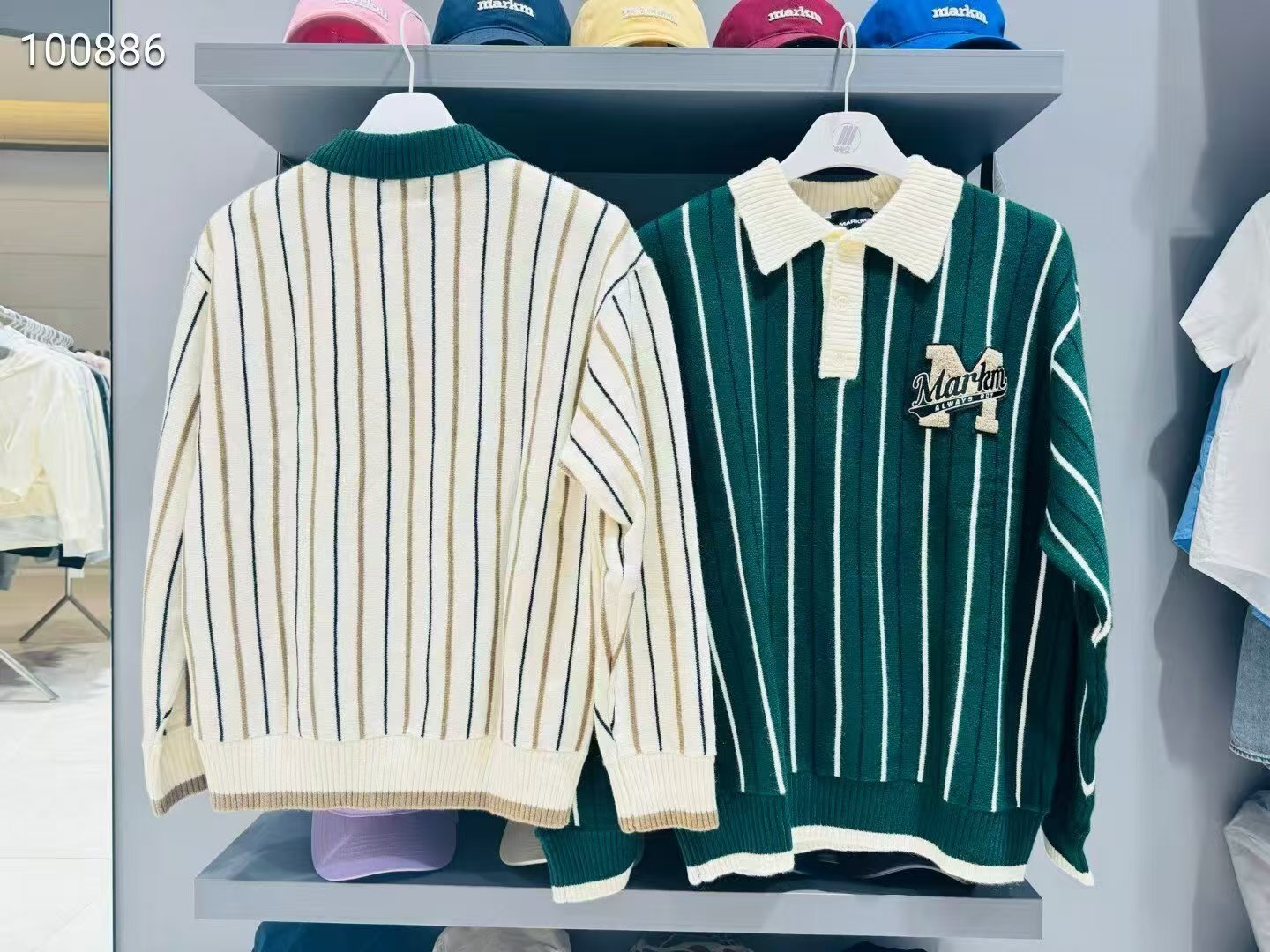 韓國代購 MARKM 韓版撞色冷杉100886