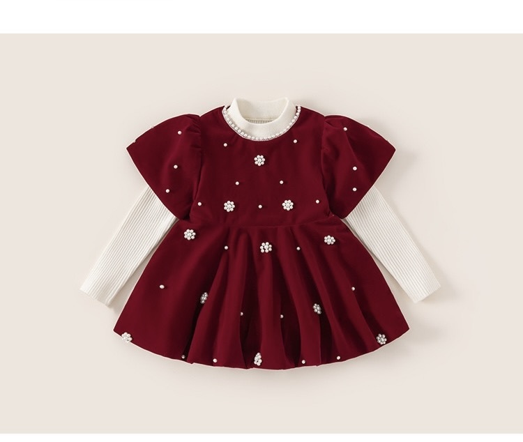 [陸製]過年服｜復古珍珠洋裝