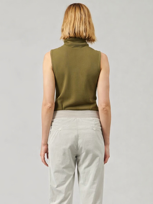 TRANSIT 高領背心(卡其)