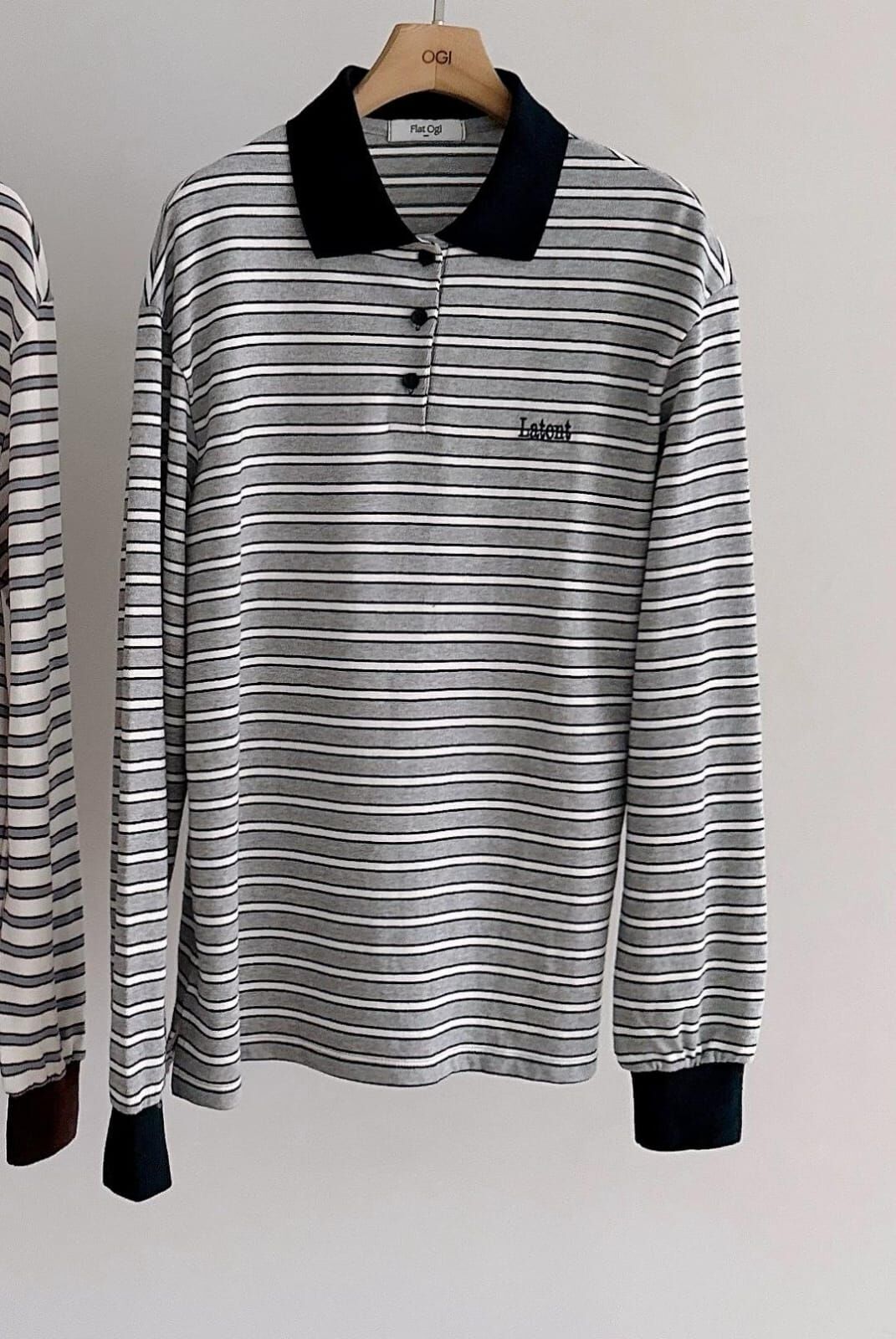 OG5442 條紋Polo上衣 *特價* (優惠碼同充值購物金不適用)