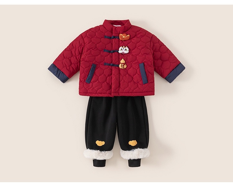 [陸製]過年服｜絎縫可愛外套/褲子