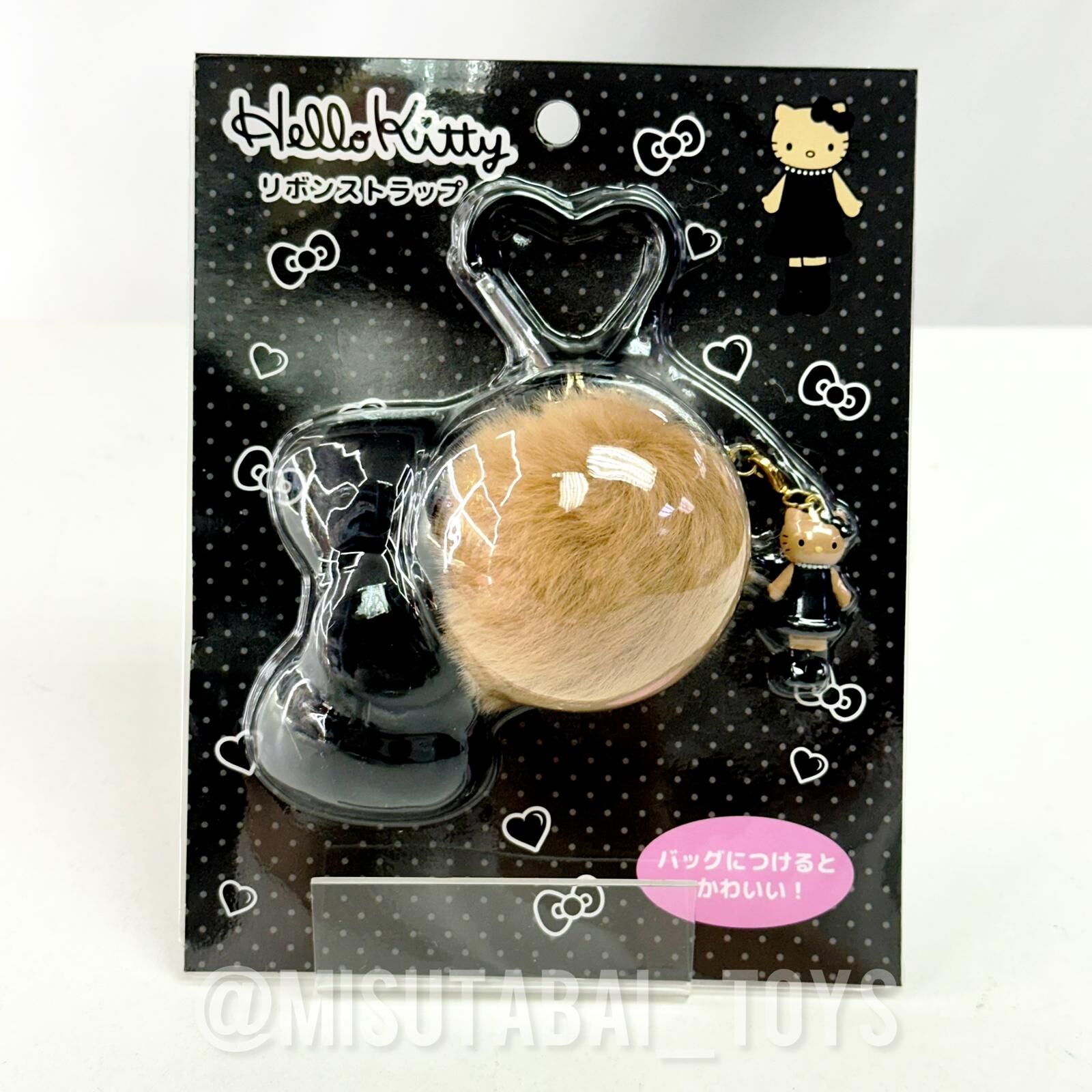 Sanrio Hello Kitty Ribbon Strap (Black)