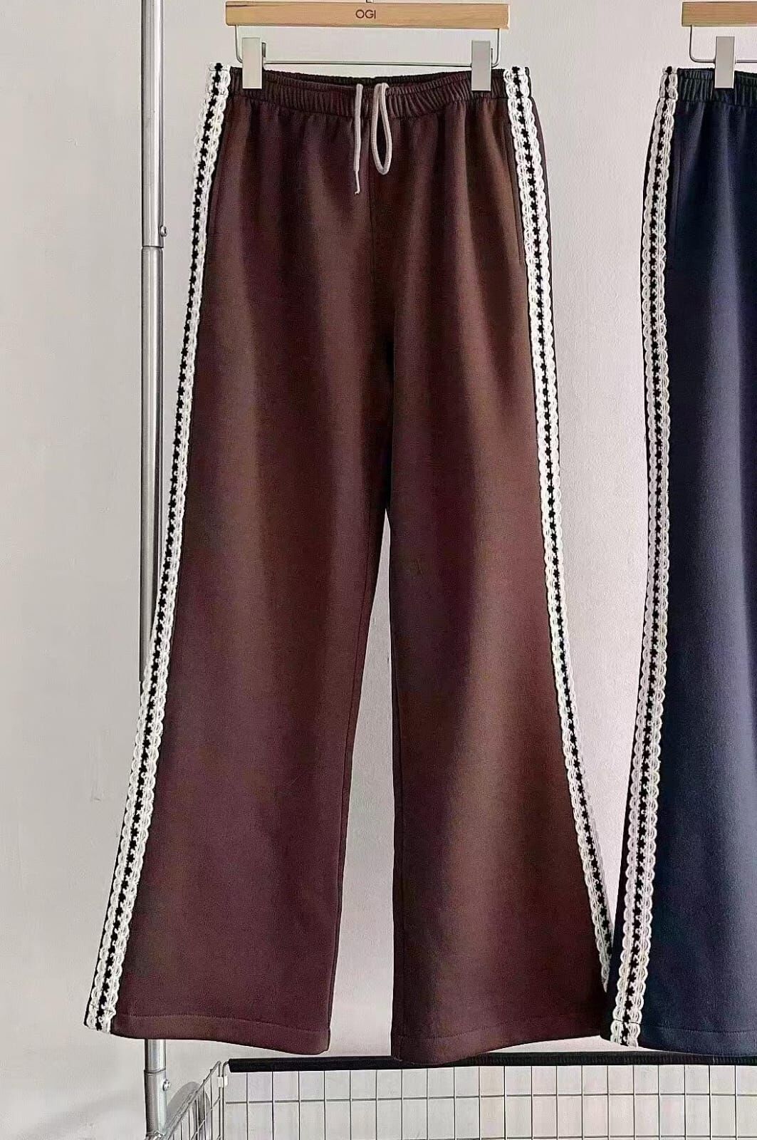OG5454 花邊喇叭休閒褲 *特價* (優惠碼同充值購物金不適用)
