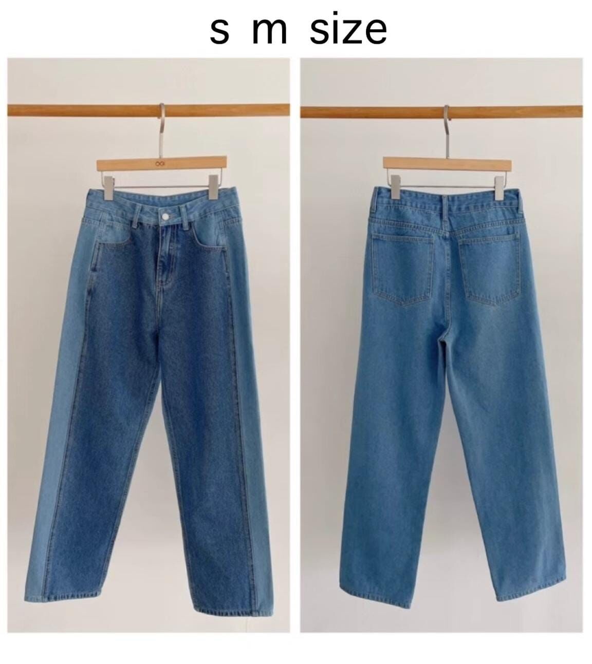 OG5455 拚色牛仔褲 *特價* (優惠碼同充值購物金不適用)