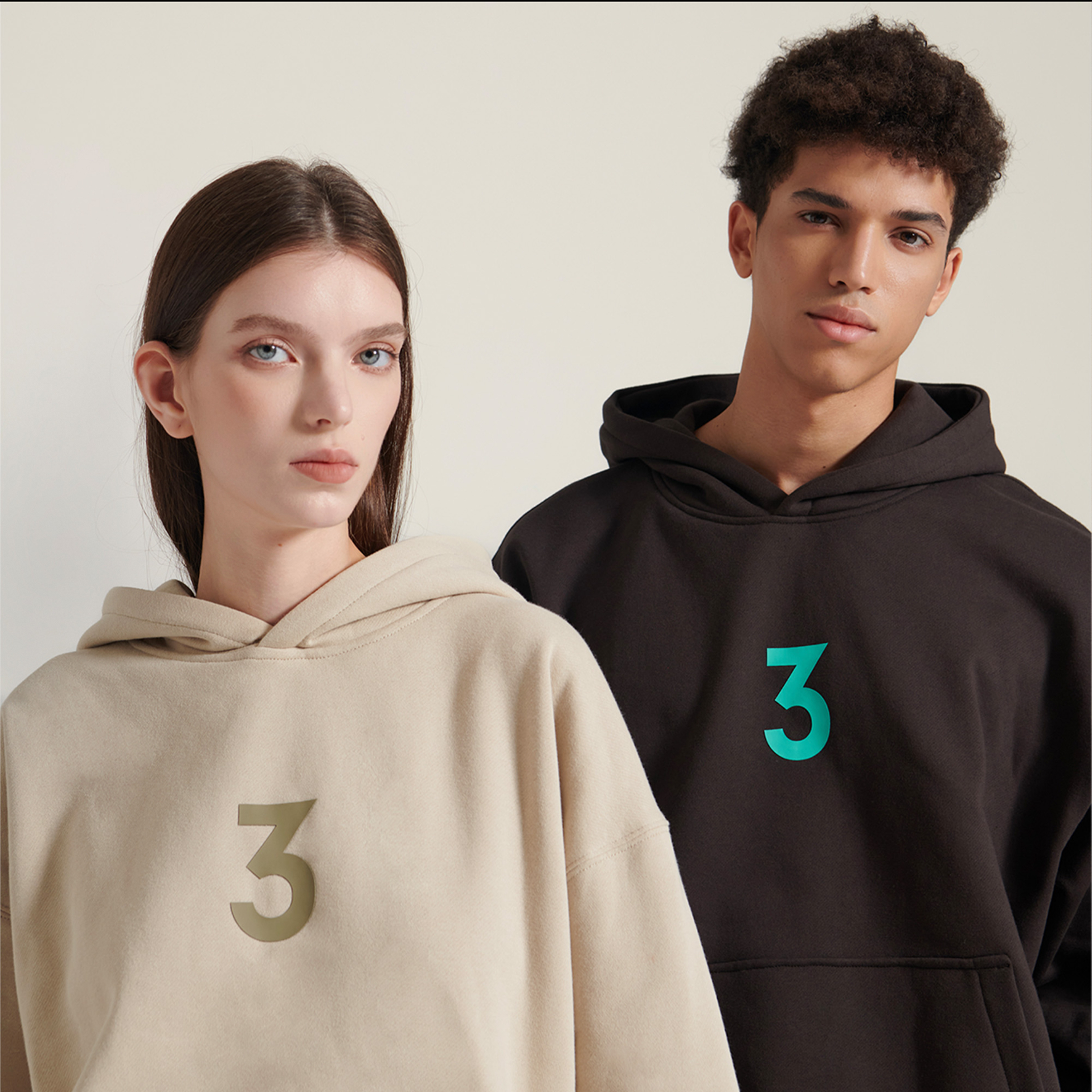 預購1/25抵台 INNERSECT 三生萬物 彩色數字3 缺失地球印花 帽T 連帽上衣 男女同款【INN24FWTHD196】