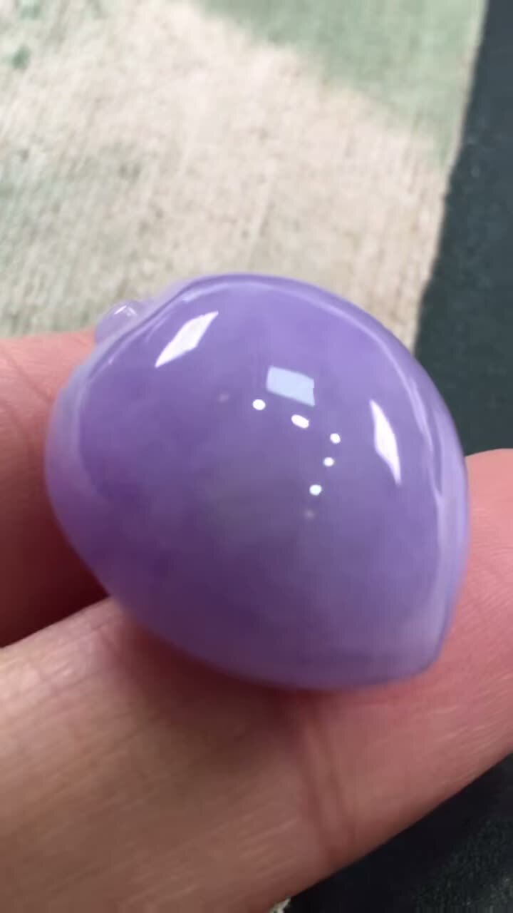 翡翠精品壽桃,天然翡翠A玉, 緬甸玉, Jade, Jadeite