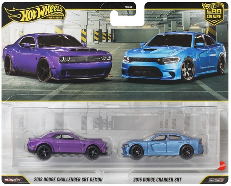 預購26/03 Hot wheels 代理版 JHW47-9866 Dodge Challenger SRT 兩入套組