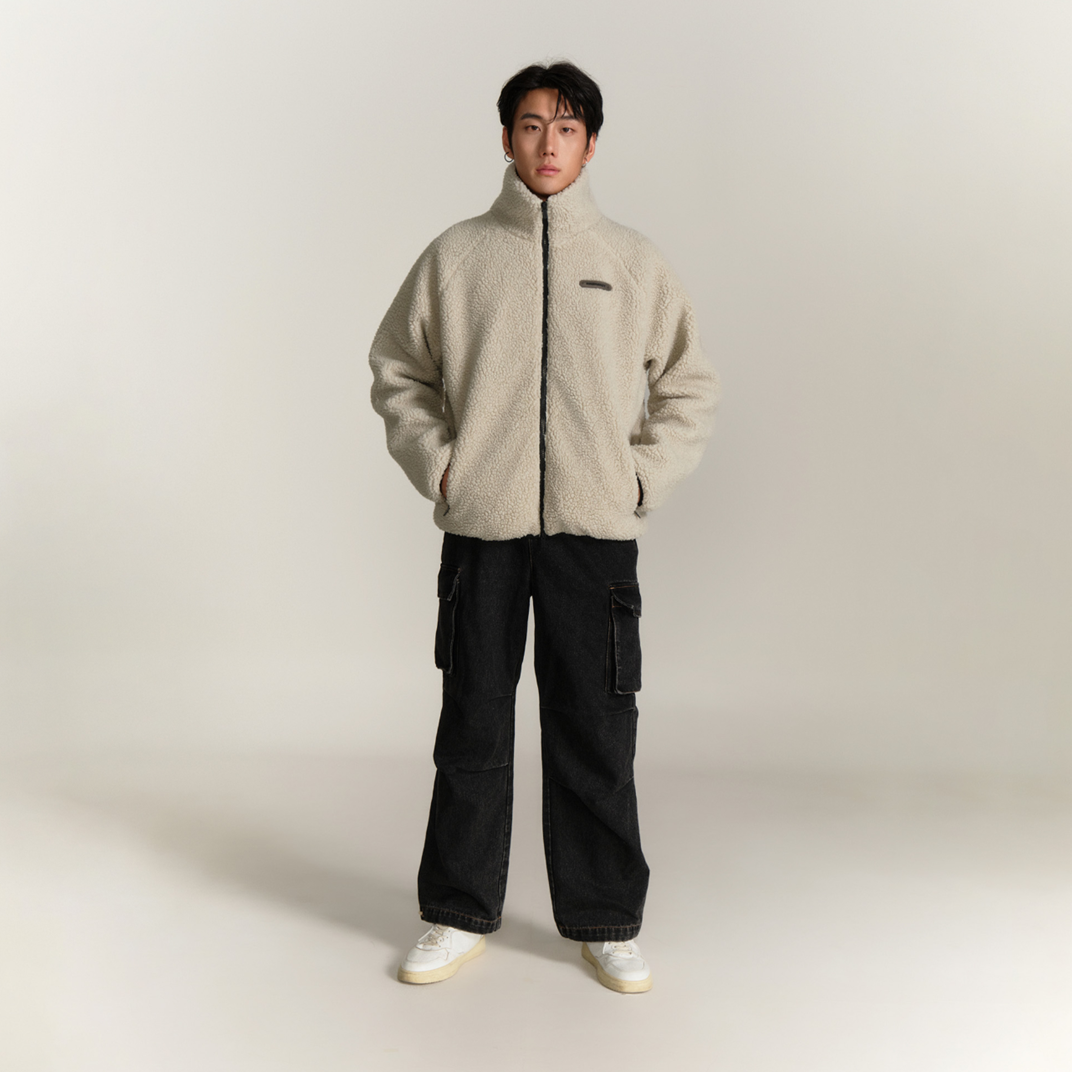 現貨 INNERSECT 三生萬物 抓絨 羊羔絨 果凍標 立領 保暖外套【INN24FWTJK145】