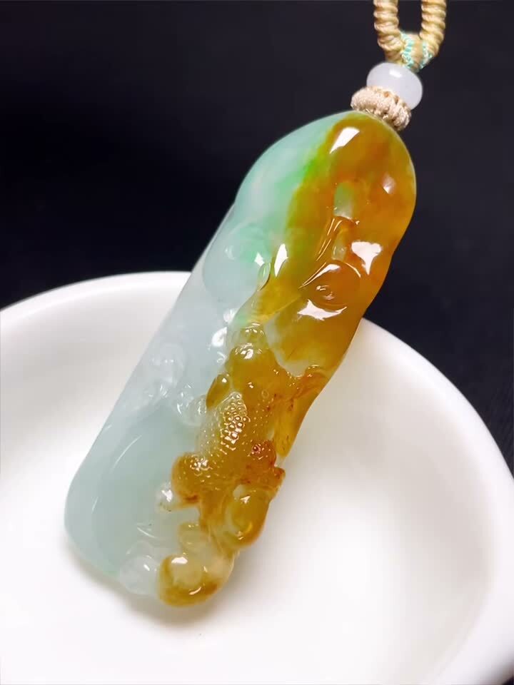 翡翠　貔貅 1226443 翡翠貔貅吊墜