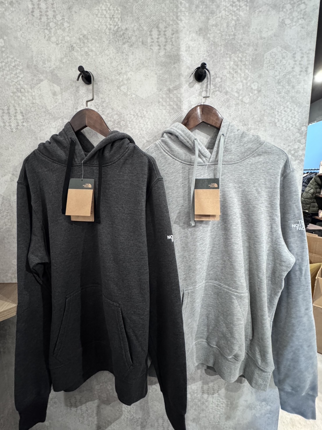 The North Face 北臉 手臂膠印小Logo 帽T 長袖