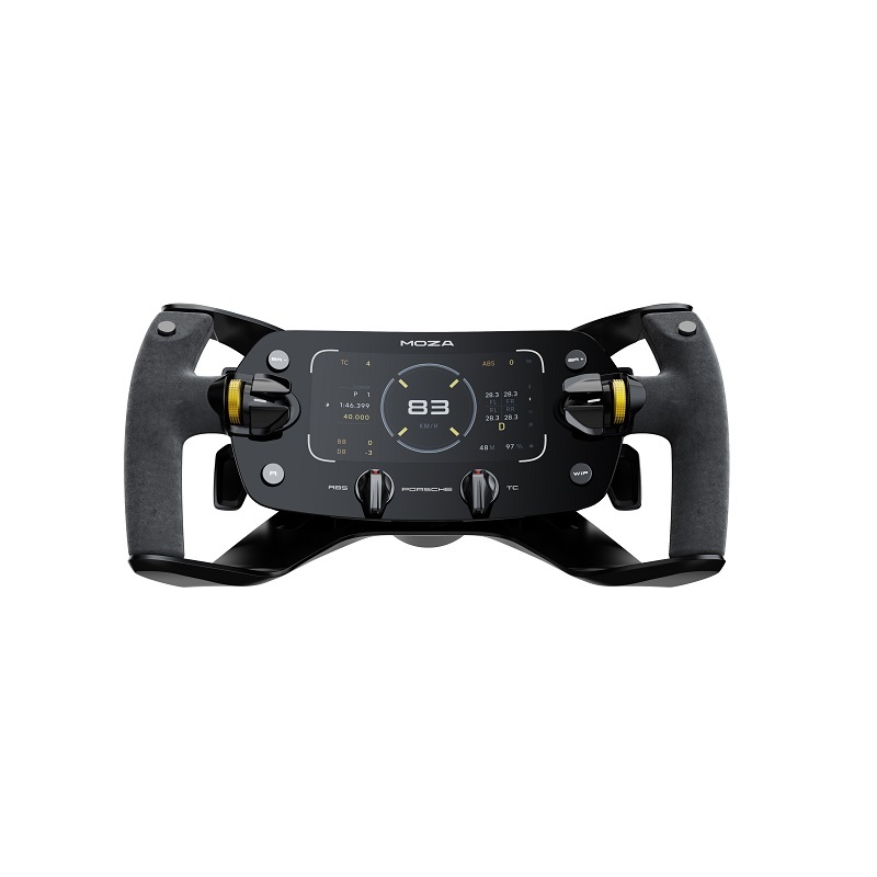 MOZA 魔爪 保時捷授權 Mission R 賽車方向盤 5.4吋曲面液晶盤面/RS097