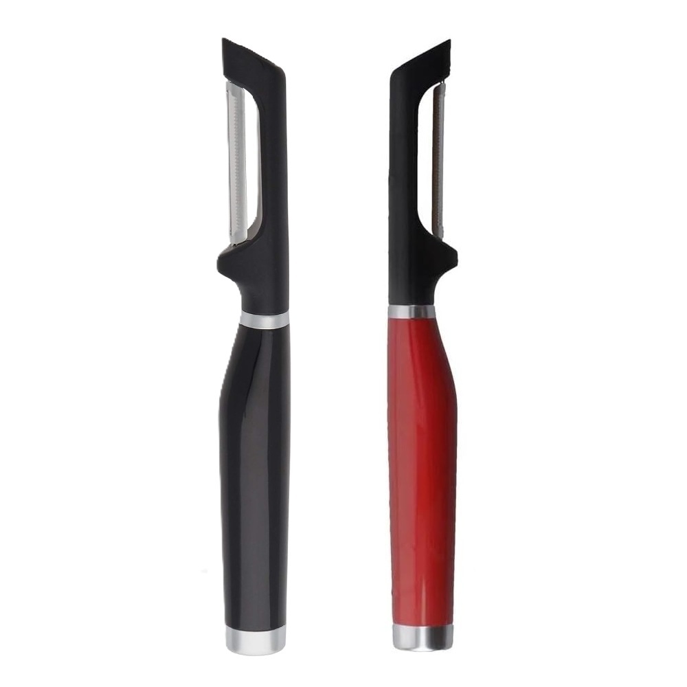 【最後出清】KitchenAid 歐式削皮刀 尊爵黑 經典紅