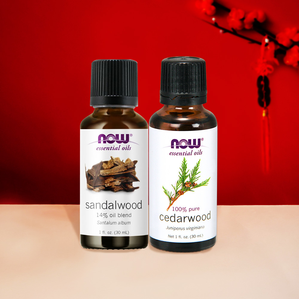 禪定能量組合-【NOW】檀香調和精油+雪松精油(30ml/瓶)/限量20組