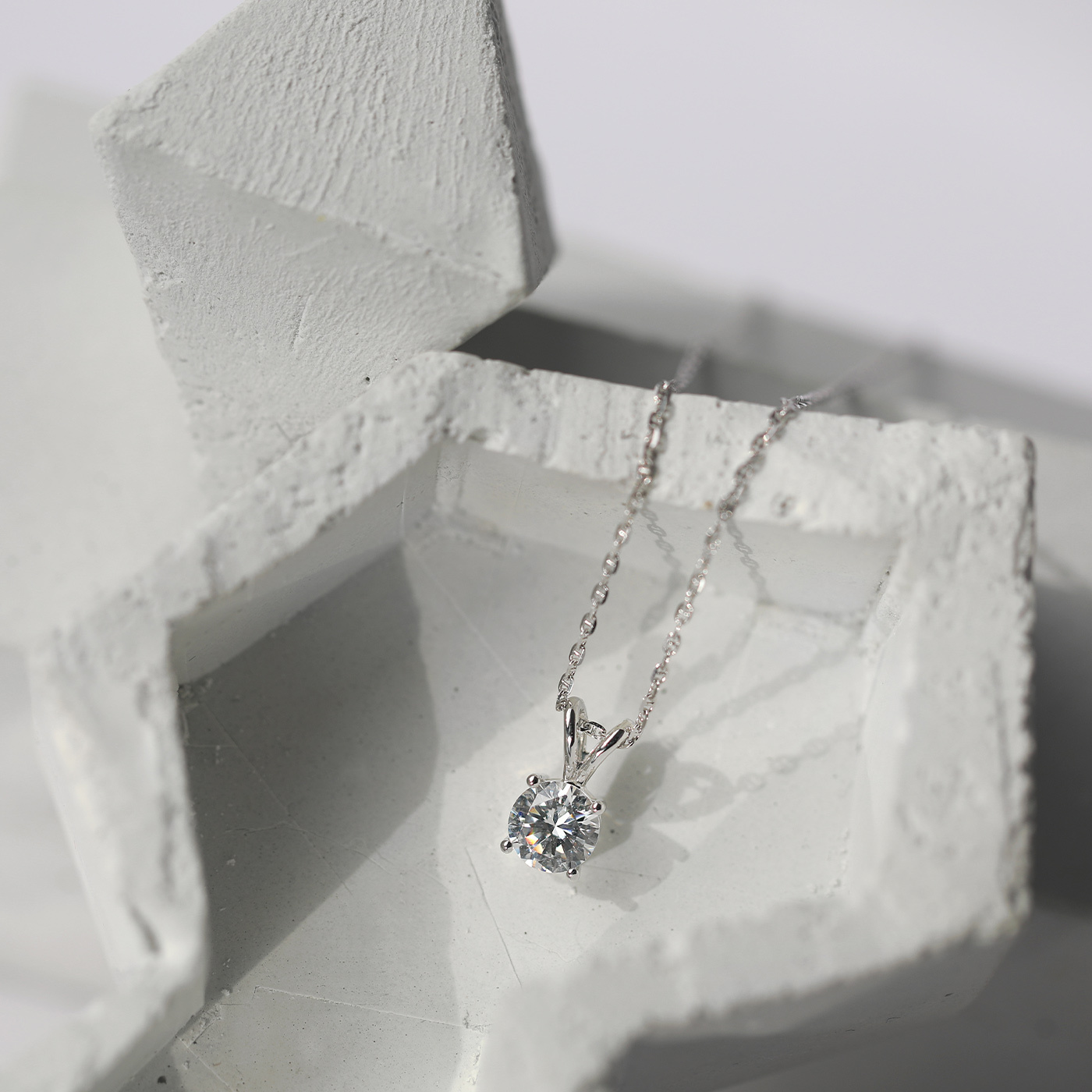 永恆瞬間 — GIA1克拉鑽石項鍊