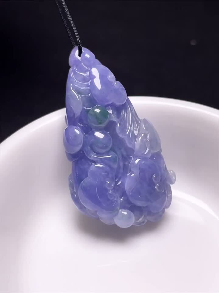 翡翠白菜吊墜,天然翡翠A玉, 緬甸玉, Jade, Jadeite