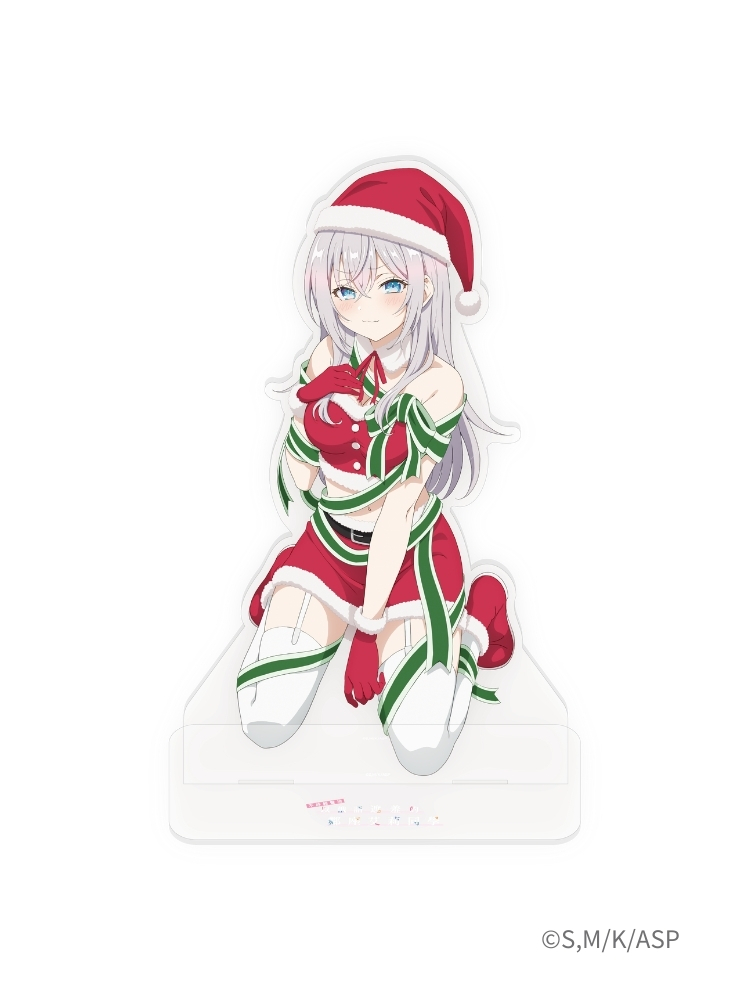 不時輕聲地以俄語遮羞的鄰座艾莉同學 等身大壓克力立牌 聖誕艾莉