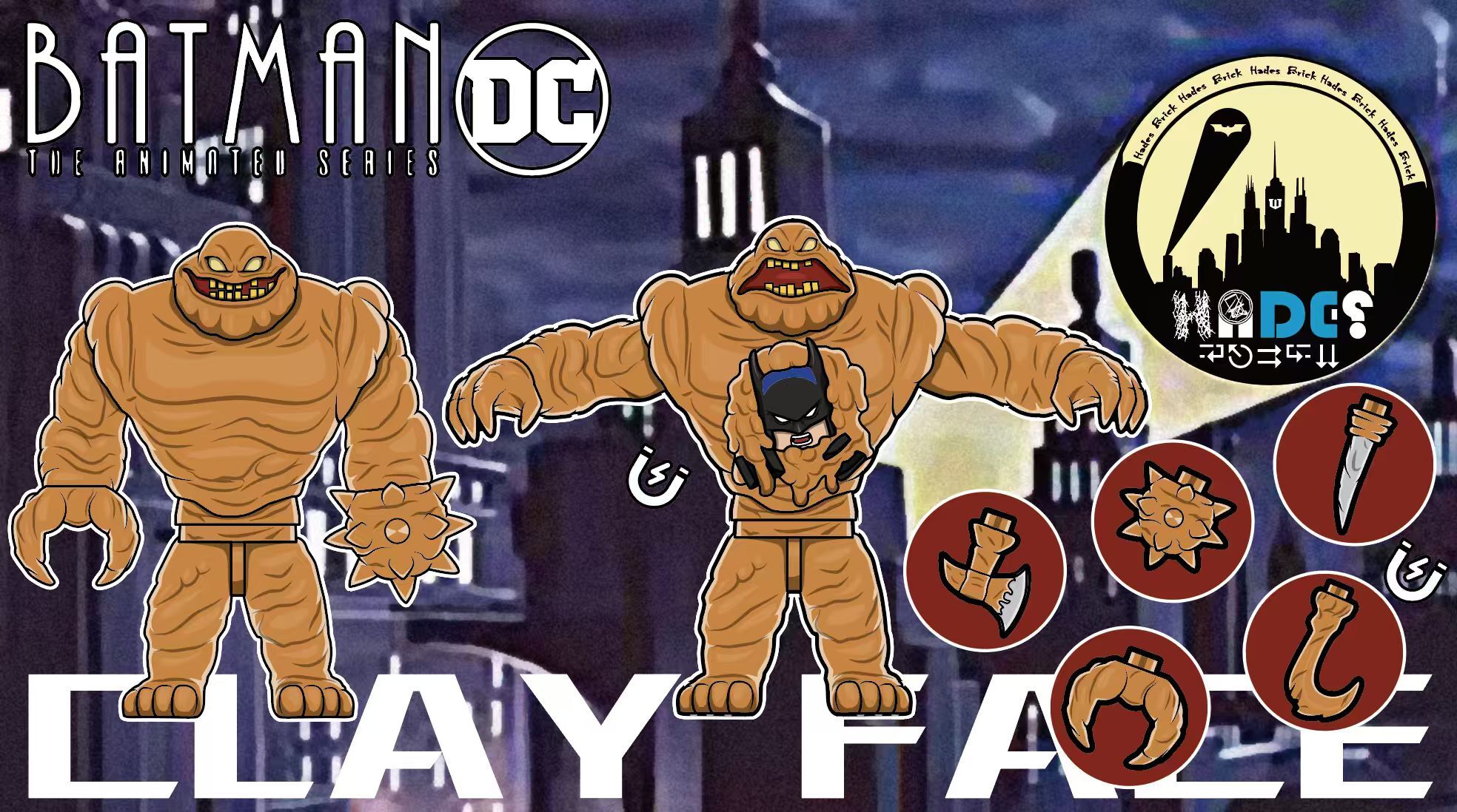 【預訂】【Hades.Dc.Brick】泥面 （注意：本品牌不提供換貨服務，對運送途中損壞的零件概不負責）