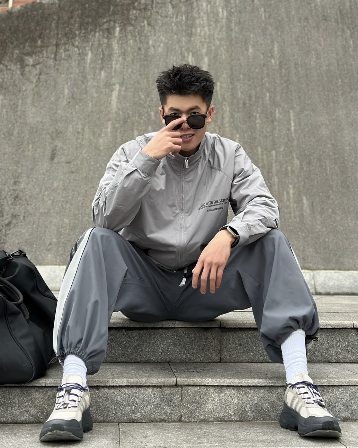 【預購】ADIDAS ROAM WANDER 灰黑 JR7649