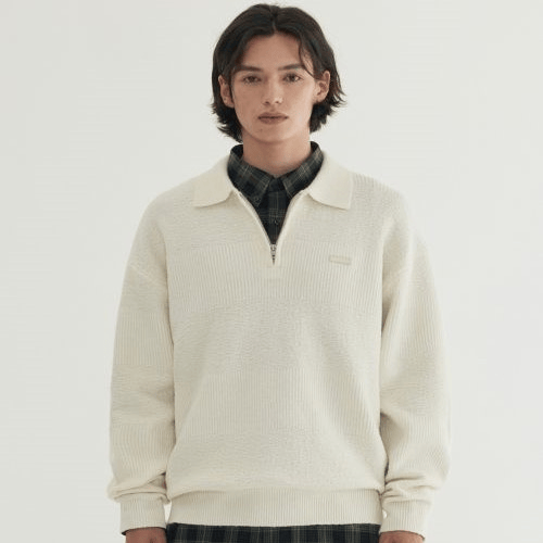 Covernat｜自留推薦 Collar Half-Zip Knit