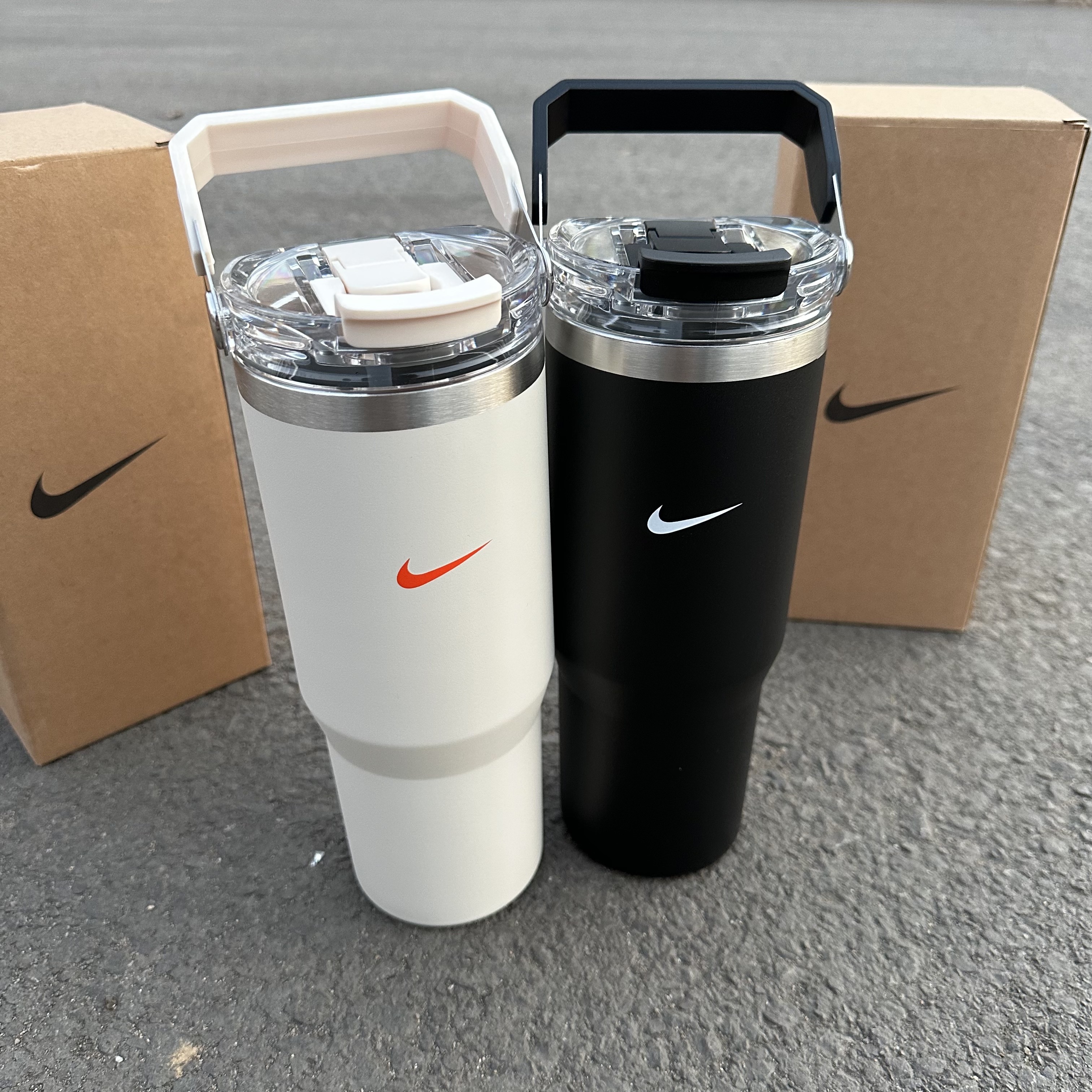 預購1/15抵台 NIKE 環保飲料杯 奶油白／黑