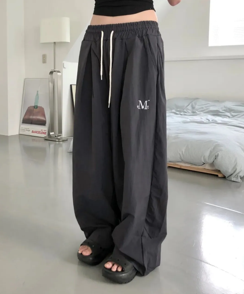 【直播】MUCENT LL010718  ARION 褶襉寬邊褲