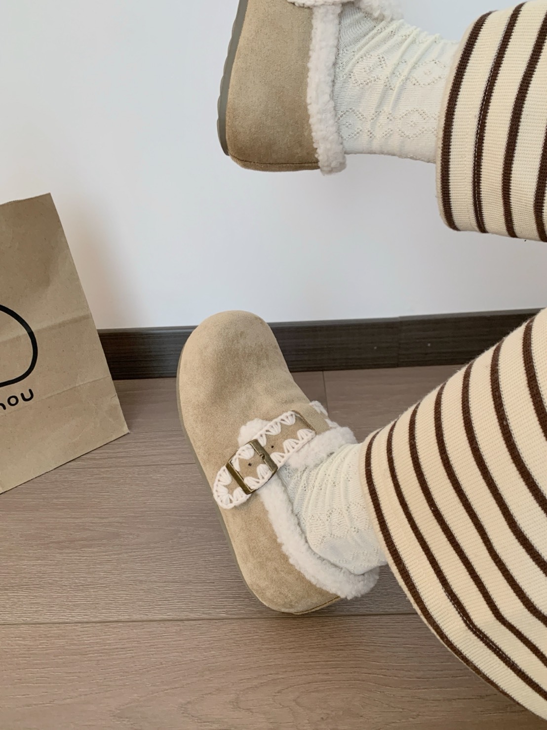 可愛的你 費爾島 毛絨絨 勃肯拖