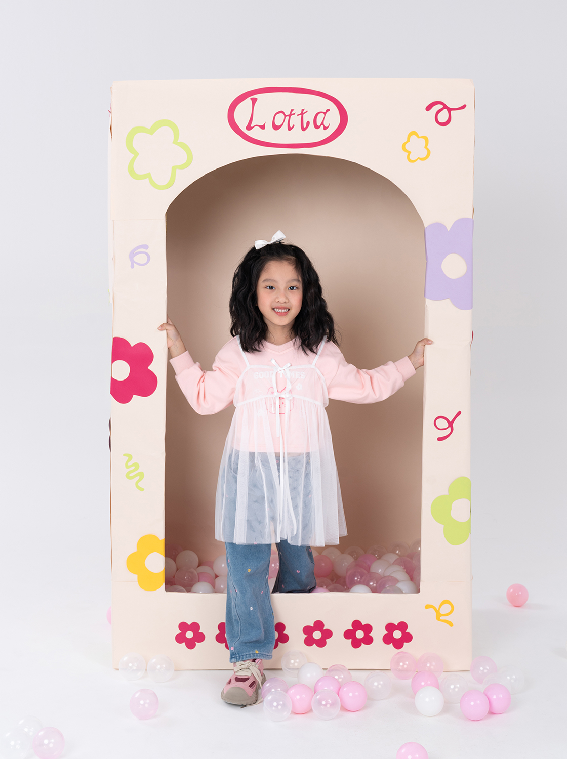 軟軟兔假兩件發泡印花T恤【童裝】