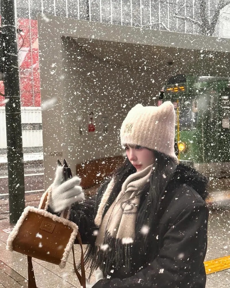 KTQ STORE ‧ MLB 貓耳毛帽綁帶款 4色