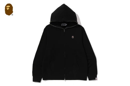 A BATHING APE One Point Regular Fit Full Zip Hoodie